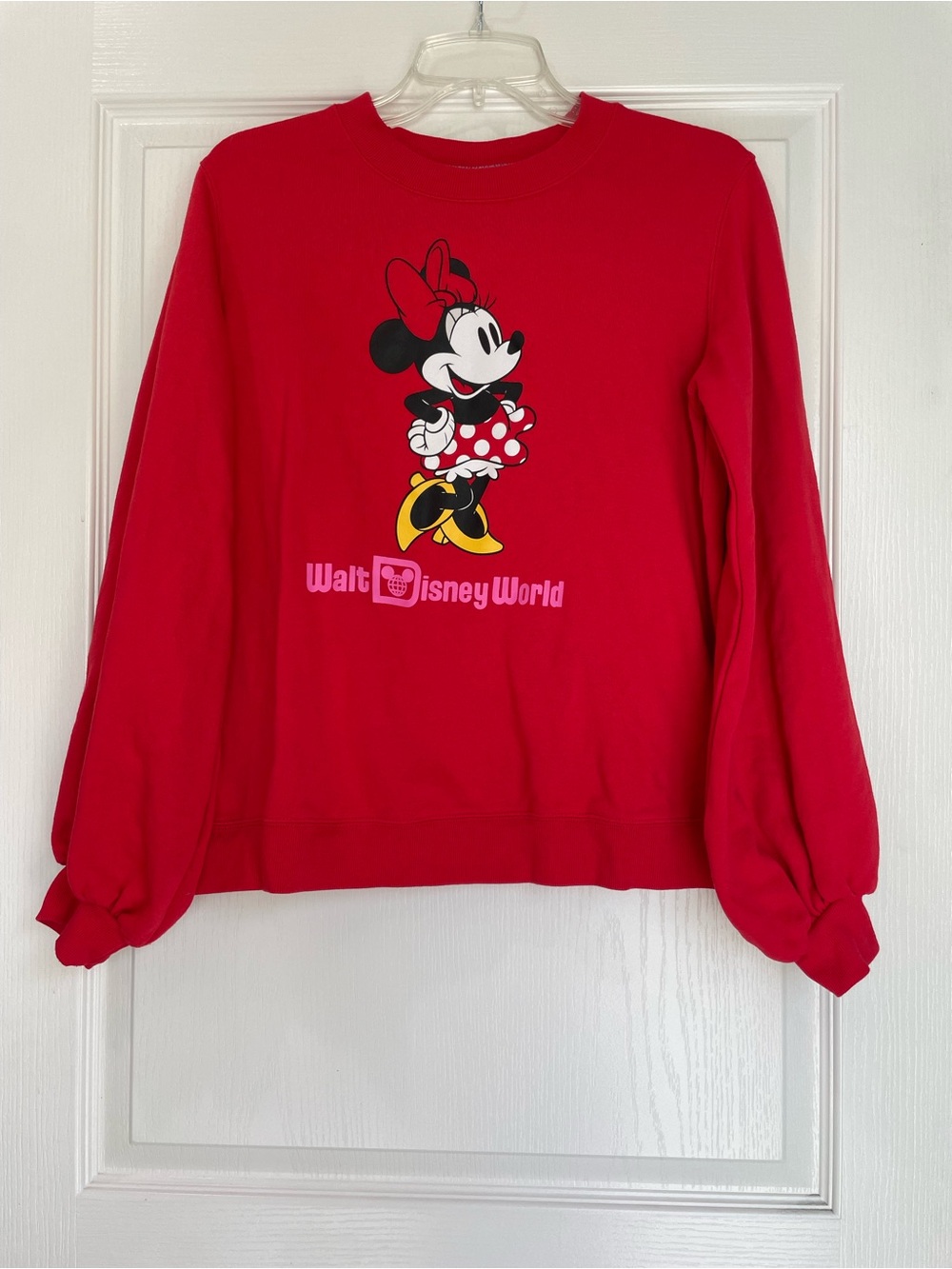 Walt Disney World Minnie Mouse Red Graphic Sweatshirt Disney Parks size Medium